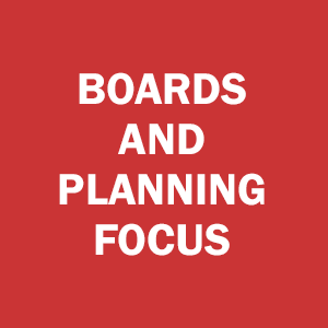Board and planning training