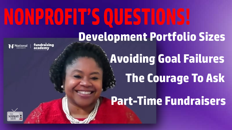 Development portfolio sizes | Avoiding goal failures | Hiring part-time fundraising staff