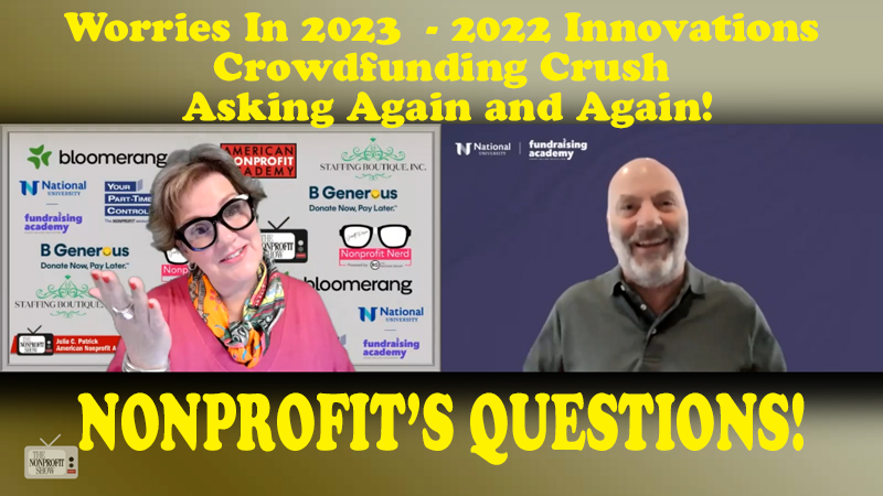 Nonprofit's Worries in 2023 | Npo Innovations in 2022 | Crowdfunding Crush