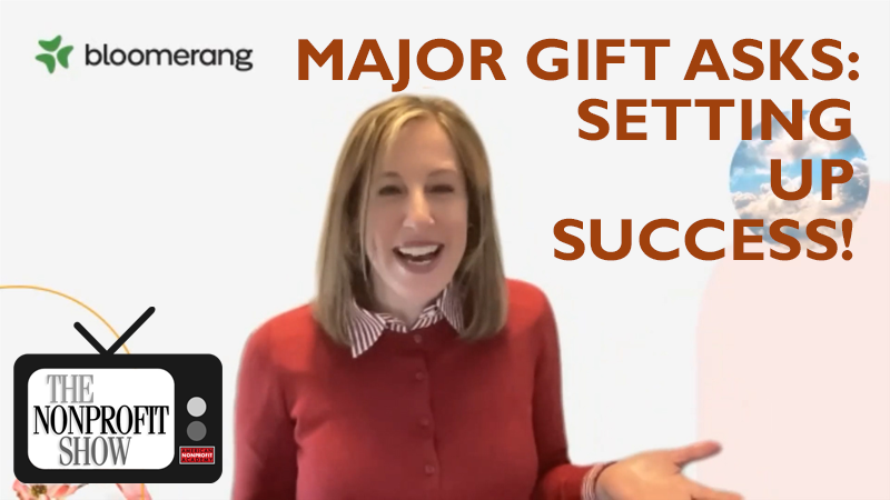 5 important tasks in the process of asking a donor for a major gift. From Bloomerang, Jennifer Palan takes us from determining the target amount, through venue and environment selection, to post meeting tidying, with her insider's pro-tips