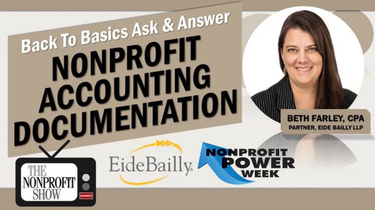 Nonprofit Accounting Documentation Ask And Answer