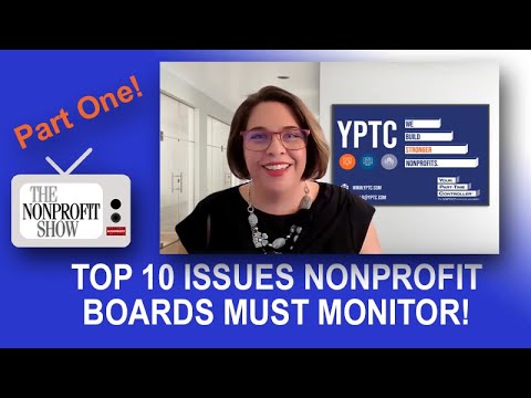 Top 10 Issues Nonprofit Boards Must Monitor (Part 1 of 2)