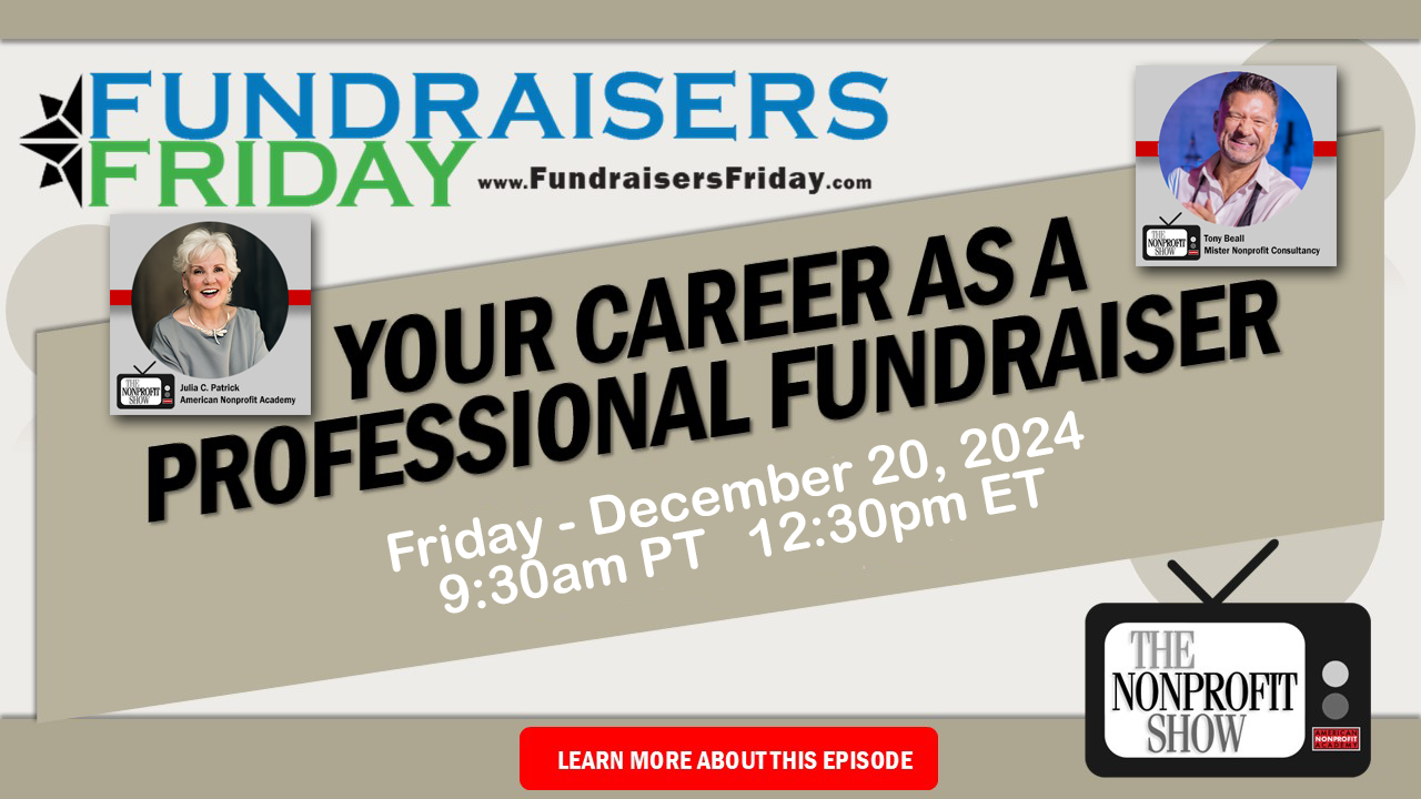 Friday's Show Information Slide and Link | American Nonprofit Academy