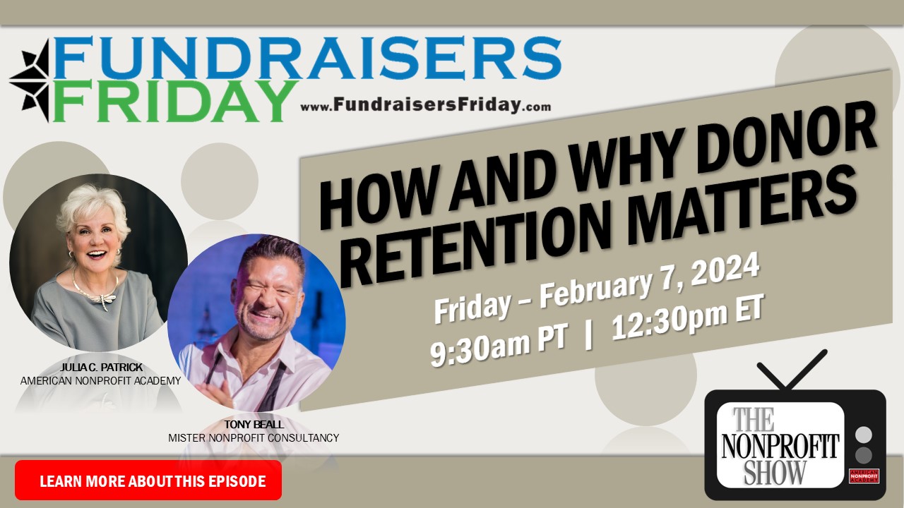 Friday's Show Information Slide and Link | American Nonprofit Academy