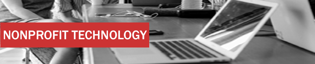 banner for nonprofit technology section