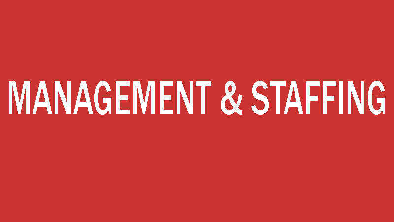 management and staffing 