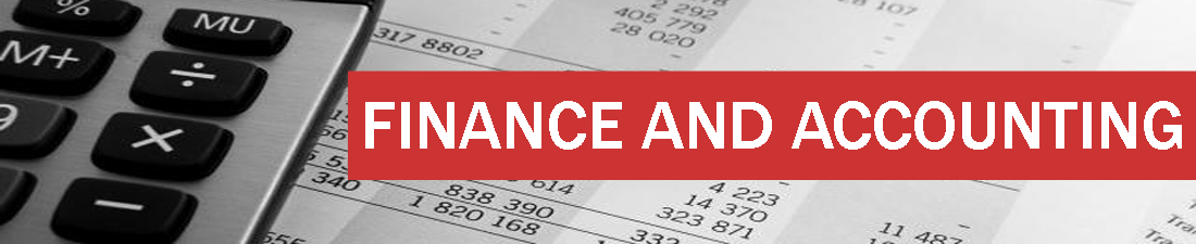 banner for Finance and Accounting