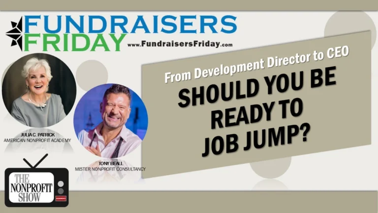 Why Fundraisers Become CEOs: Ready for a Job Jump?