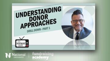 Understanding Donor Approaches - Part 1 Understanding Donor Approaches - Part 1