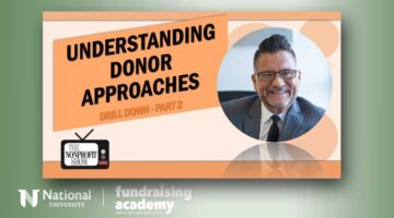 Understanding Donor Approaches - Part 2 Understanding Donor Approaches - Part 2