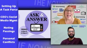 Nonprofit's Questions Of The Week Nonprofit's Questions Of The Week