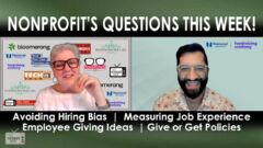 Nonprofit's Questions This Week! Nonprofit's Questions This Week!