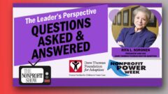 The Nonprofit Leader's Perspective The Nonprofit Leader's Perspective