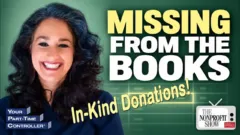 How to Record In-Kind Donations—Without Costly Mistakes!